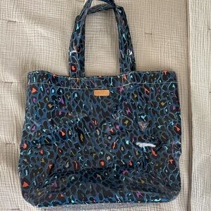 Consuela Multicolor Leopard Tote